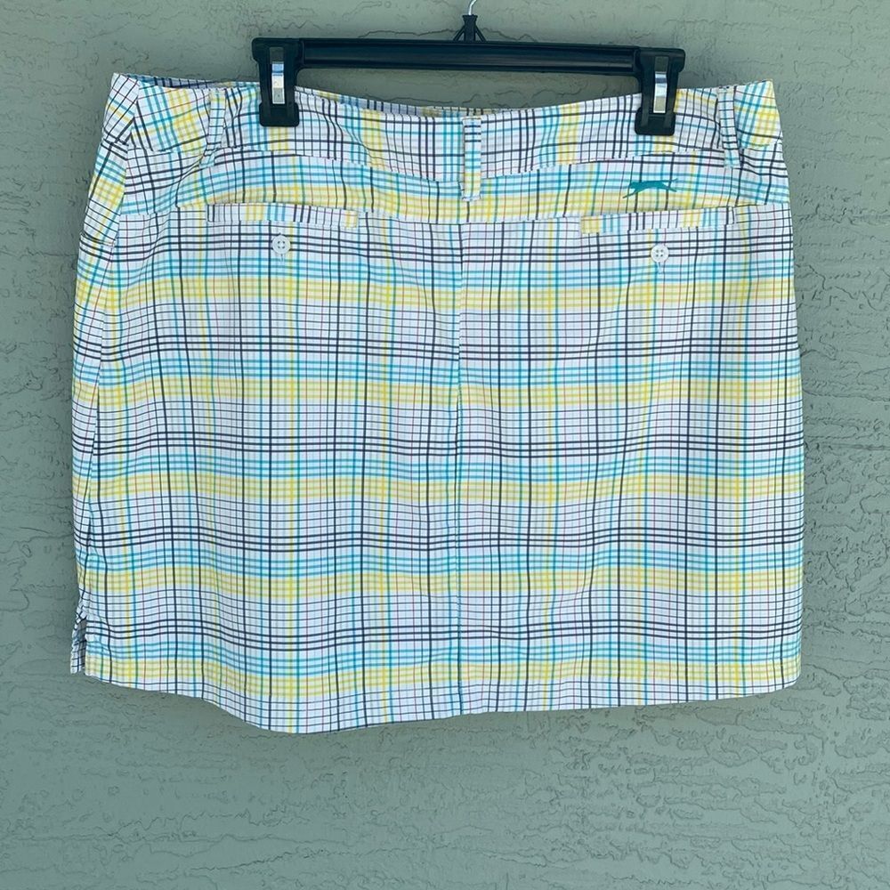 Slazenger Plaid Golf Skirt Skort Sz 14 Worn Once